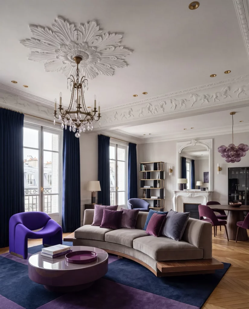 34 Aubergine Living Room Ideas for a Stylish Modern Home