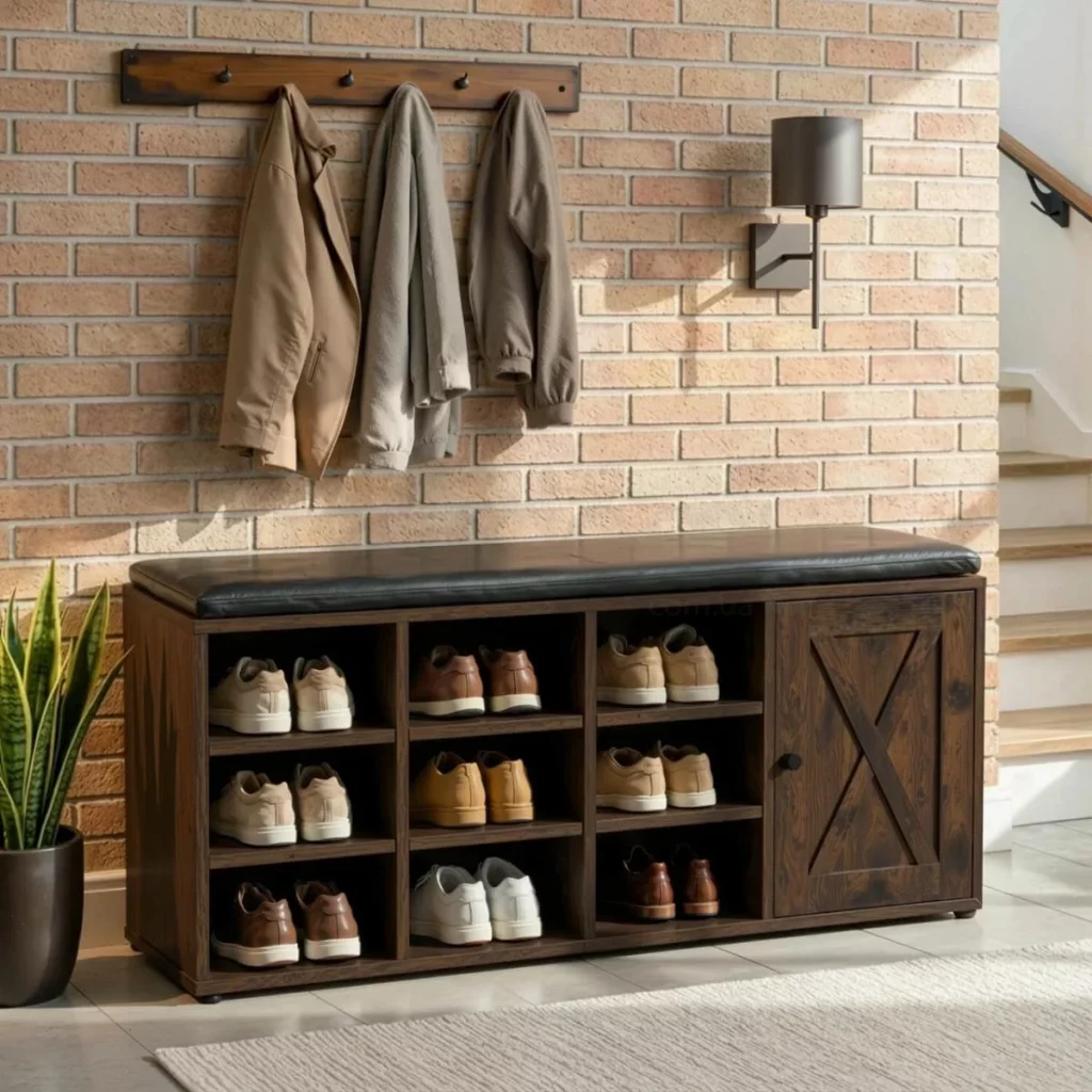 38 Modern Shoe Shelf Ideas to Upgrade Your Entryway