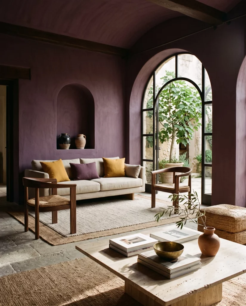 34 Aubergine Living Room Ideas for a Stylish Modern Home