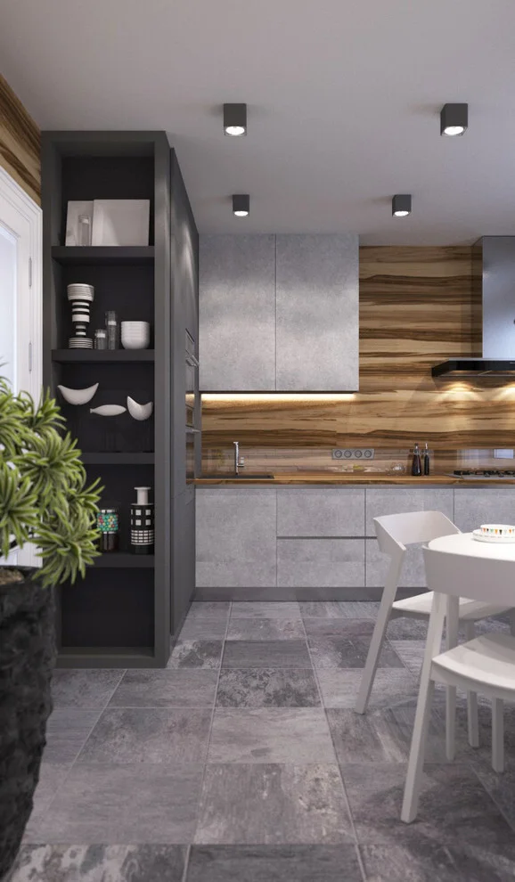 39 Stylish Modern Kitchen Ideas with Decorative Open Shelving