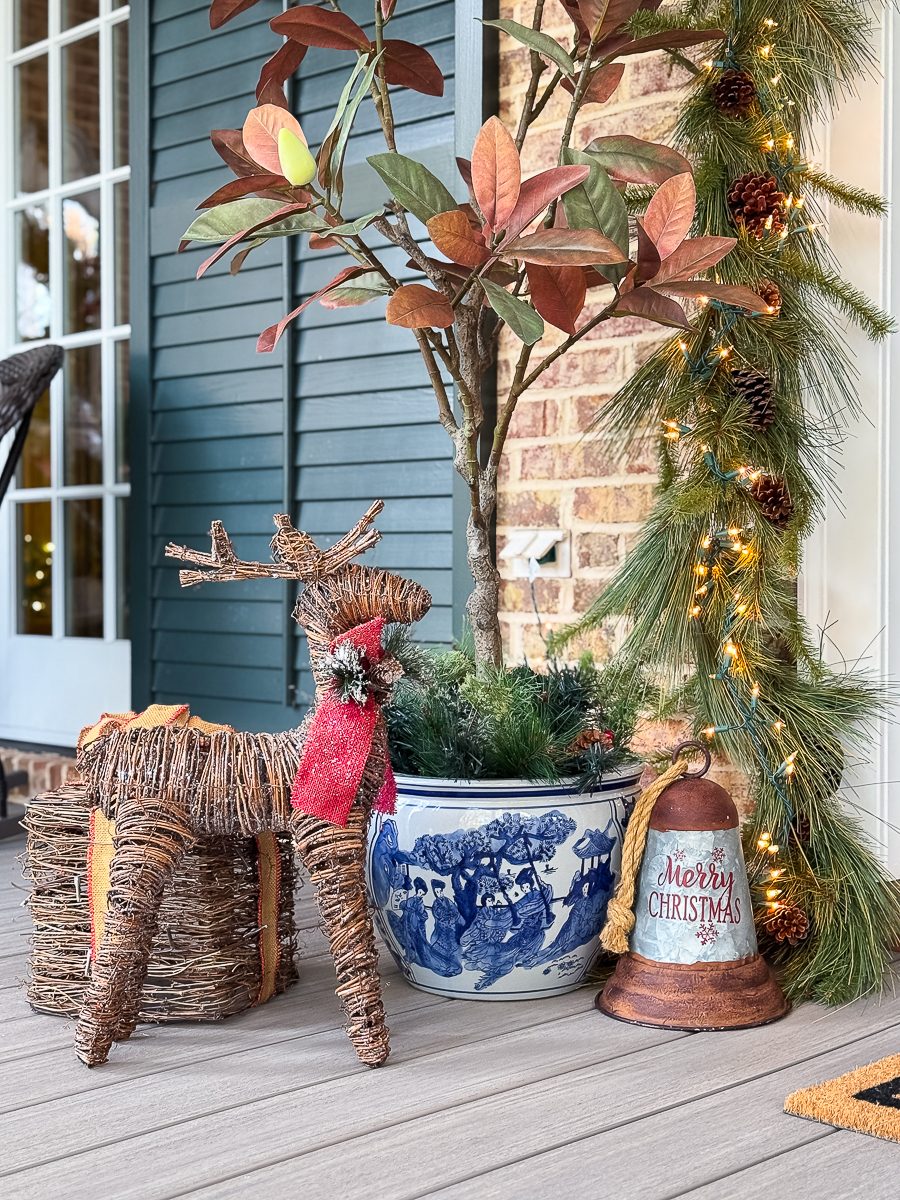 Porch Visual Idea Porch Visual Idea — Christmas Front Door Decor