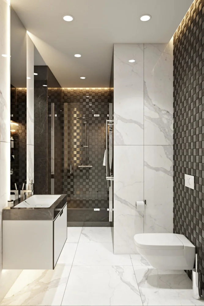 40 Small Bathroom Design Ideas To Maximize Space