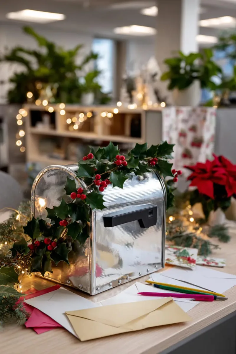 Maximalist Christmas Cubicle Transformation — Christmas Office Decor Ideas