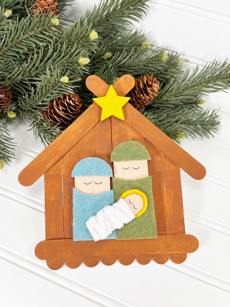 Craft Stick Nativity Scene Craft Stick Nativity Scene — Christmas Crafts for Kids