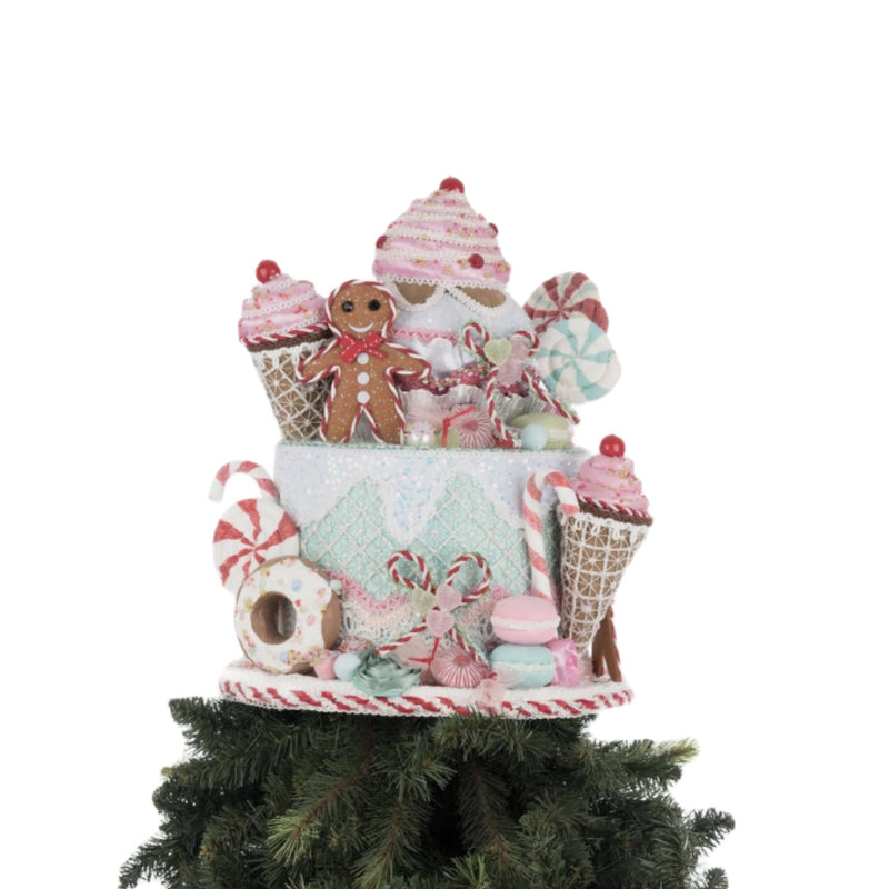 Whimsical Candy-Themed Topper for a Fun Christmas Tree — Christmas Tree Topper
