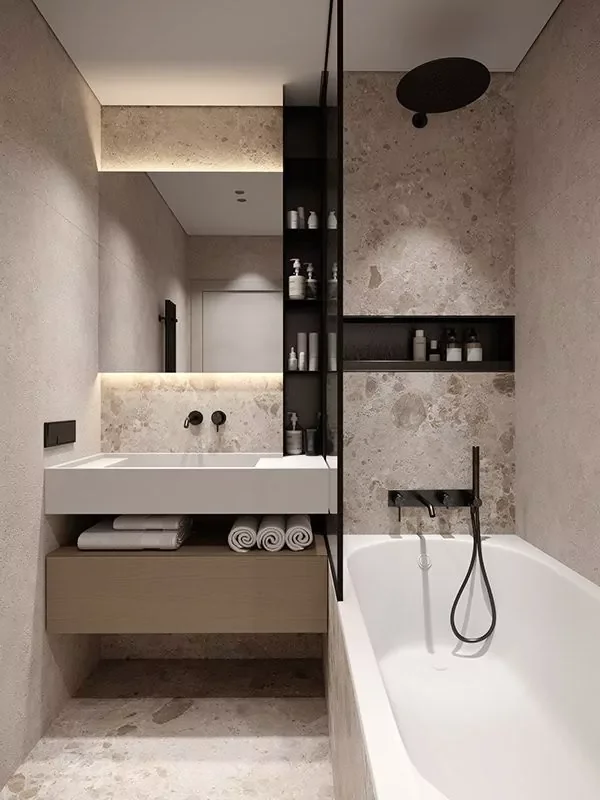 40 Small Bathroom Design Ideas To Maximize Space