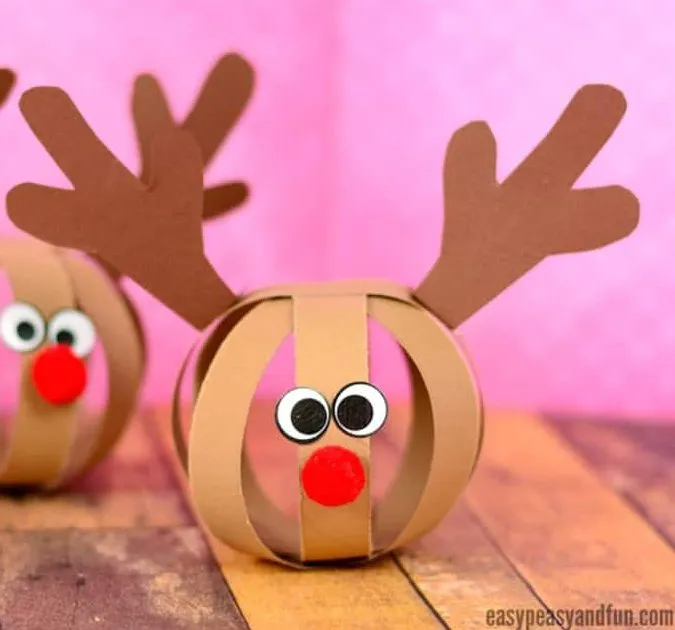 Paper Ornament Christmas Light Card Paper Ornament Christmas Light Card — Christmas Crafts for Kids