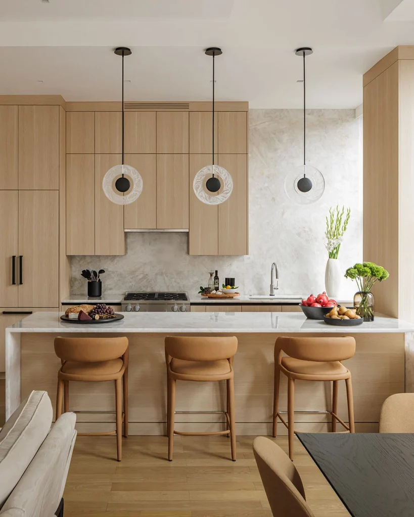 34 Minimalist White Oak Kitchen Ideas for a Warm and Modern Home