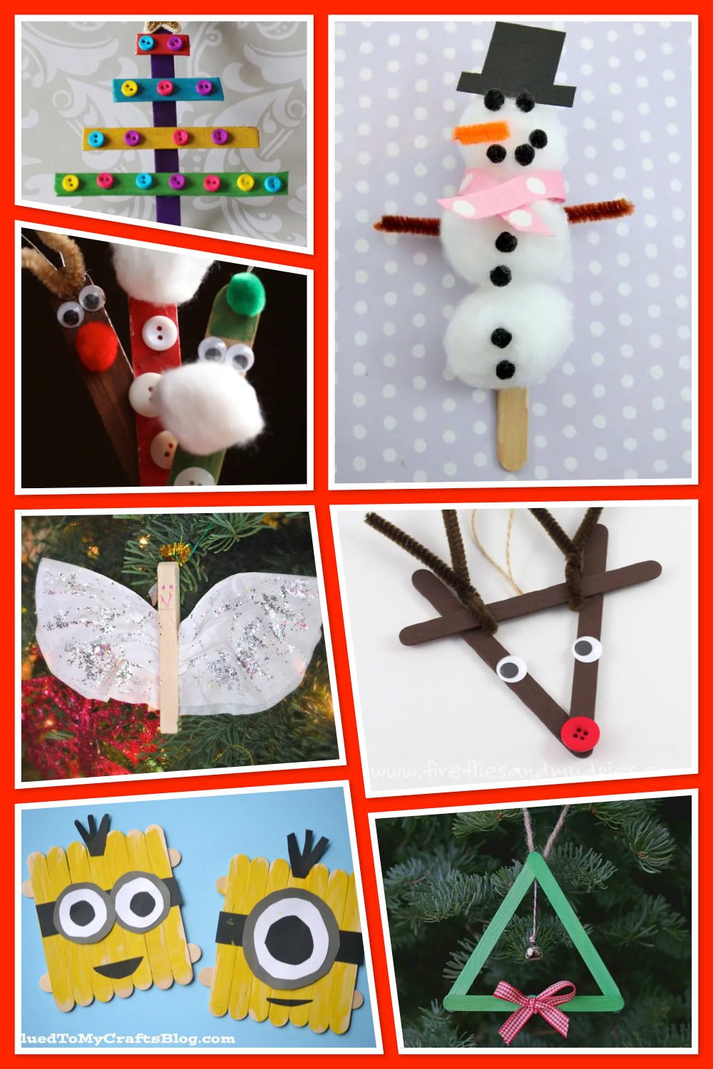 Cute Paper Reindeer with Pom-Pom Noses Cute Paper Reindeer with Pom-Pom Noses — Christmas Crafts for Kids