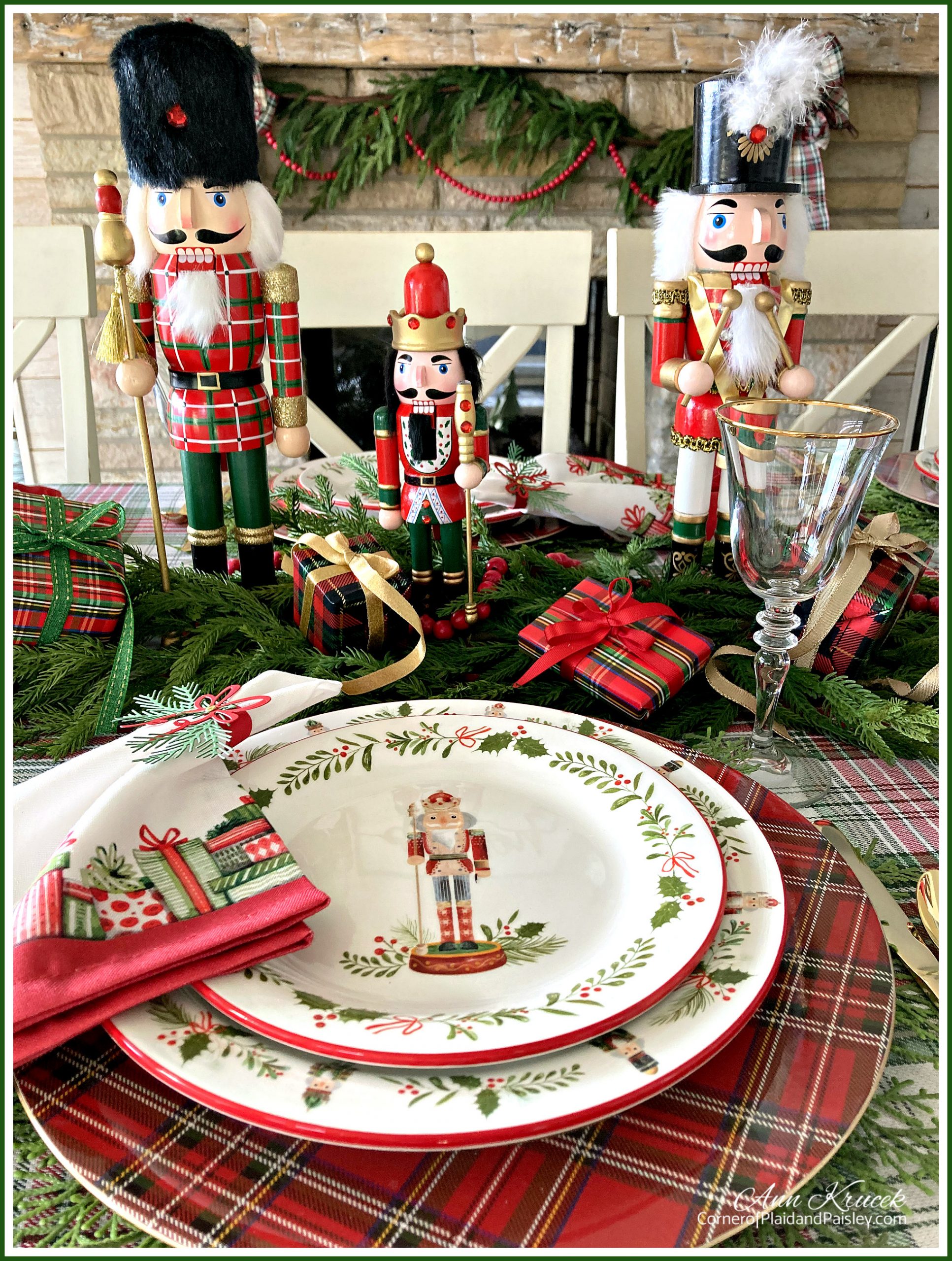 Nutcracker-Themed Dinnerware for a Festive Table Nutcracker-Themed Dinnerware for a Festive Table — Nutcracker Christmas Decor