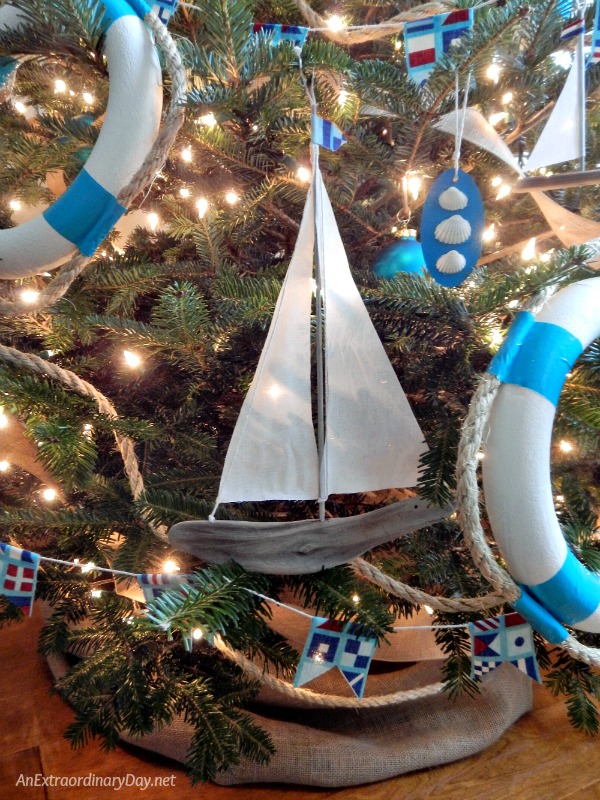 Close-Up Of Tree Branches Visual Idea Close-Up Of Tree Branches Visual Idea — Coastal Christmas Decor