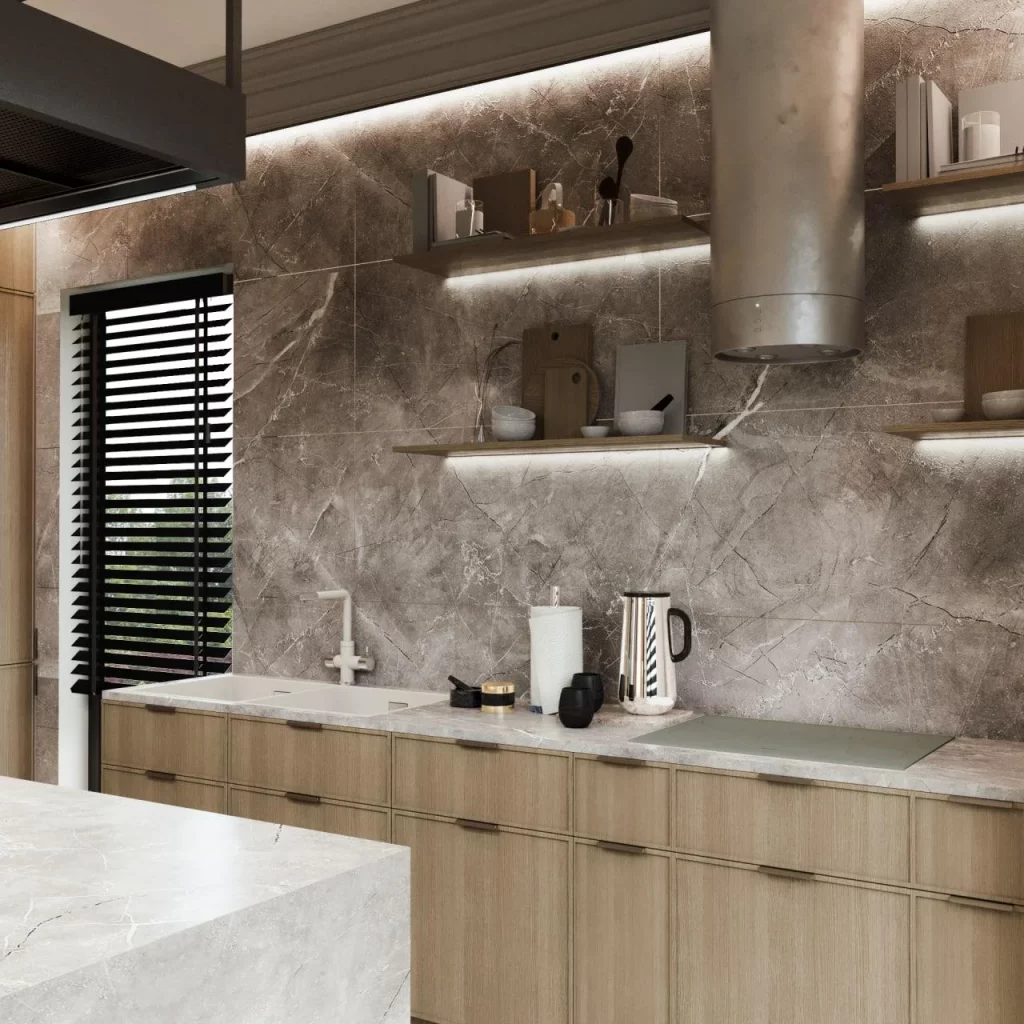 39 Stylish Modern Kitchen Ideas with Decorative Open Shelving