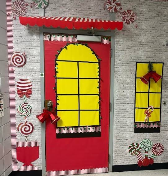 Candy-Themed Christmas Door Candy-Themed Christmas Door — Christmas Classroom Decor