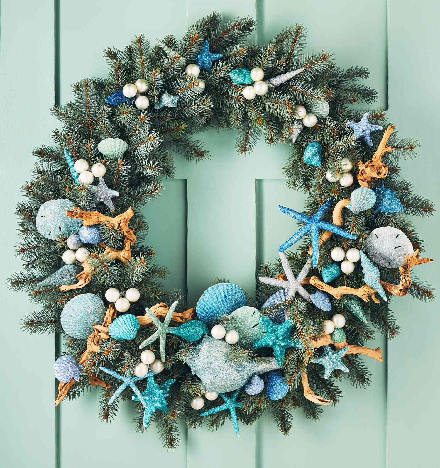 Door Visual Idea Door Visual Idea — Coastal Christmas Decor