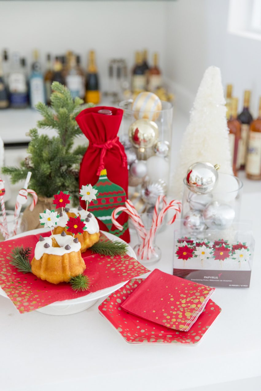 Bundt Cakes and Candy Canes: A Festive Bar Display — Christmas Dessert Table