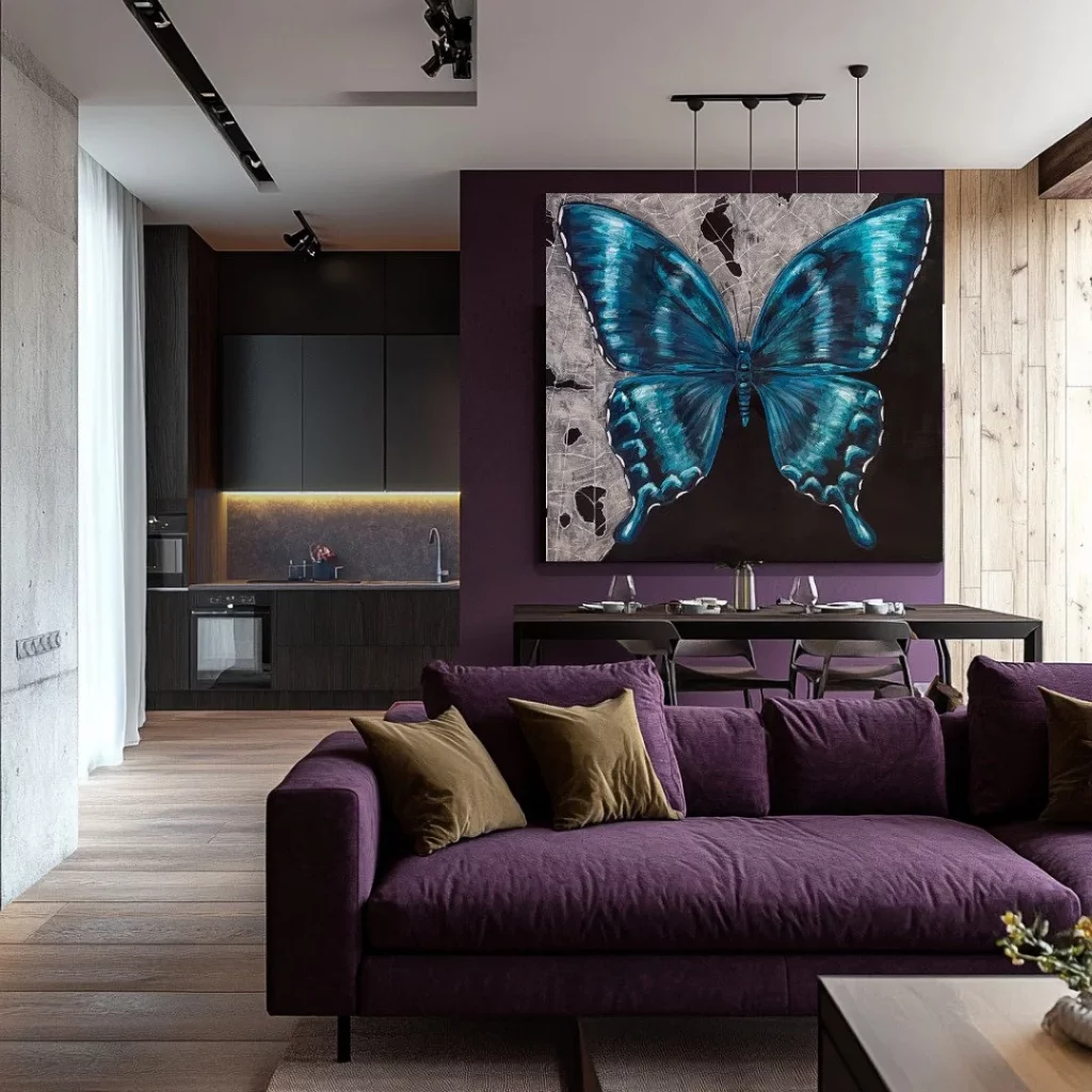 34 Aubergine Living Room Ideas for a Stylish Modern Home