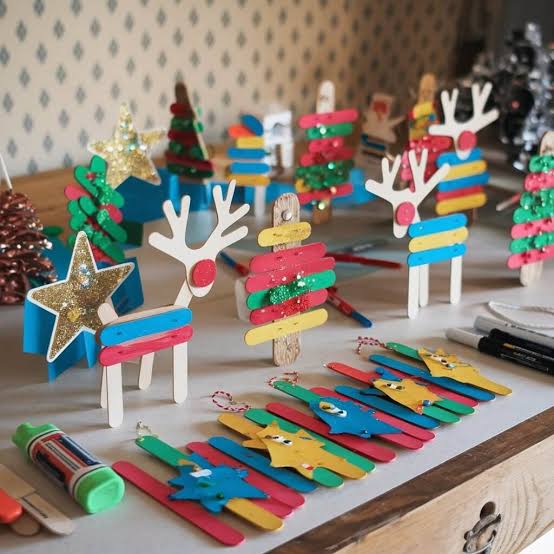 Popsicle Stick Christmas Figures Popsicle Stick Christmas Figures — Christmas Crafts for Kids