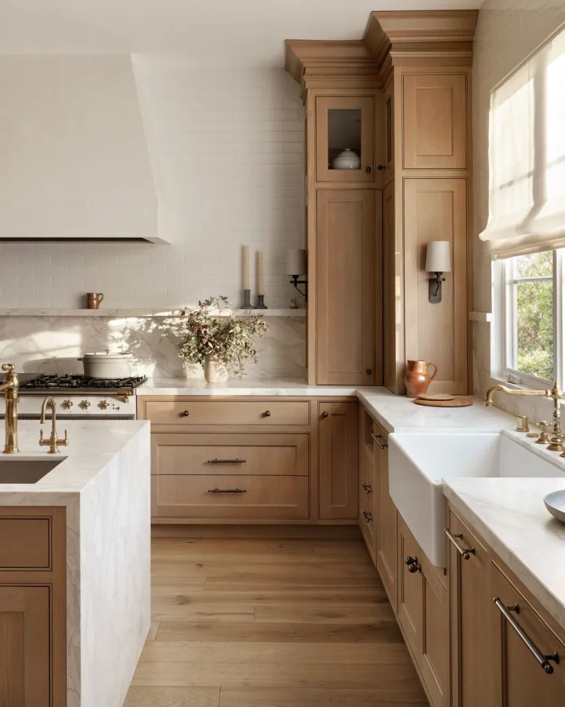 34 Minimalist White Oak Kitchen Ideas for a Warm and Modern Home