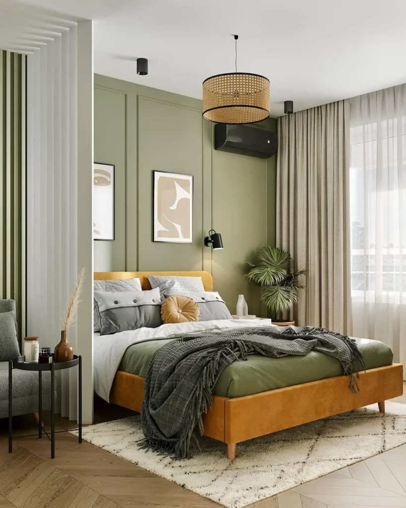 35 Color Drenching Bedroom Ideas for a Modern Home