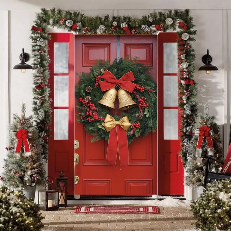 Wide Shot Visual Idea Wide Shot Visual Idea — Christmas Front Door Decor
