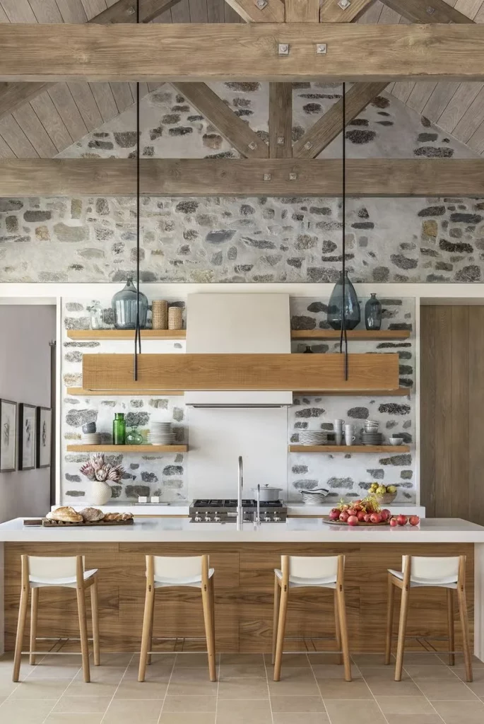 39 Stylish Modern Kitchen Ideas with Decorative Open Shelving