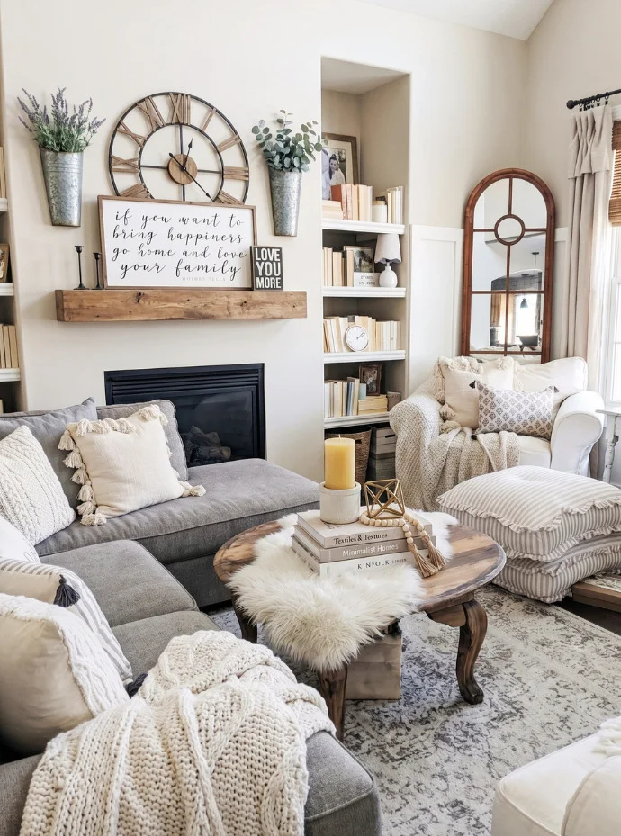 40 Cozy Living Room Decor Ideas For Home To Create a Warm, Inviting, and Beautiful Space