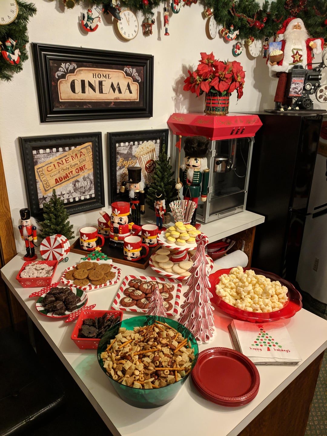 Nutcracker Station: A Festive Dessert and Snack Bar — Christmas Dessert Table