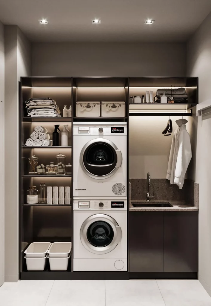 40 Smart Organization Ideas for Small Laundry Rooms for a Clutter-Free Space
