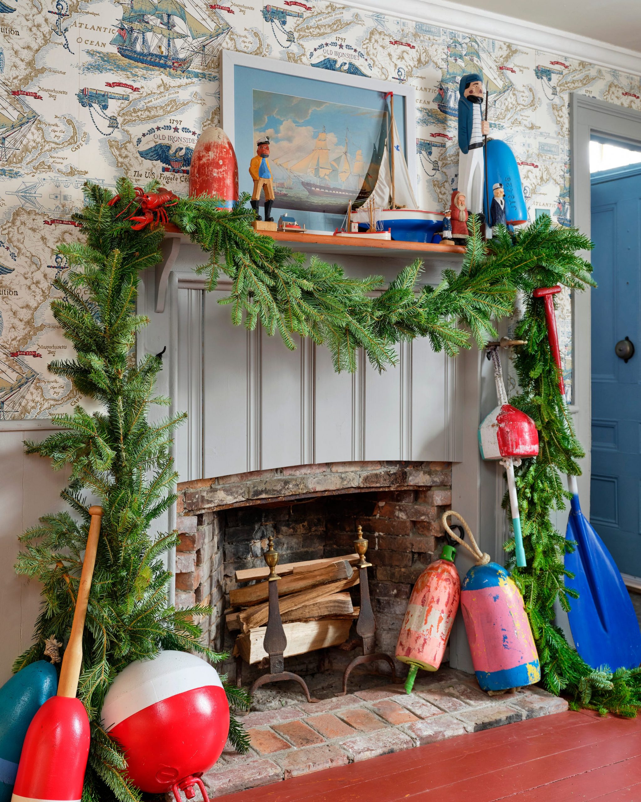 Wide Room Shot Visual Idea Wide Room Shot Visual Idea — Coastal Christmas Decor