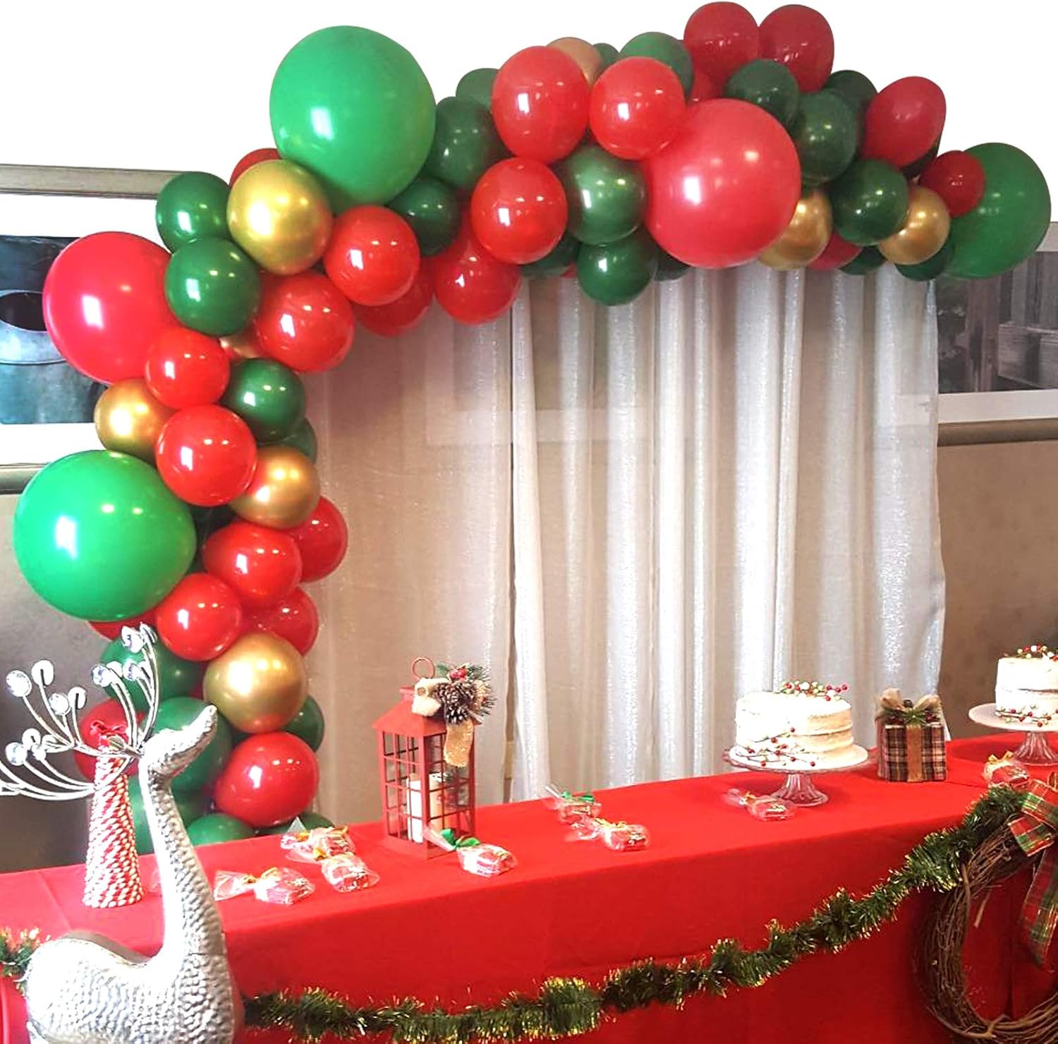 Christmas Balloon Garland Festival Balloon Arch Kit Togo | Ubuy
