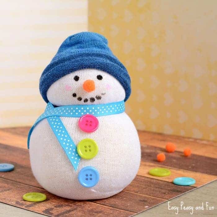 Whimsical Sock Snowman Craft Whimsical Sock Snowman Craft — Christmas Crafts for Kids