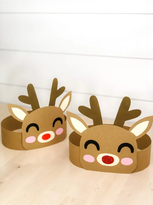 DIY Cardboard Reindeer Headbands DIY Cardboard Reindeer Headbands — Christmas Crafts for Kids