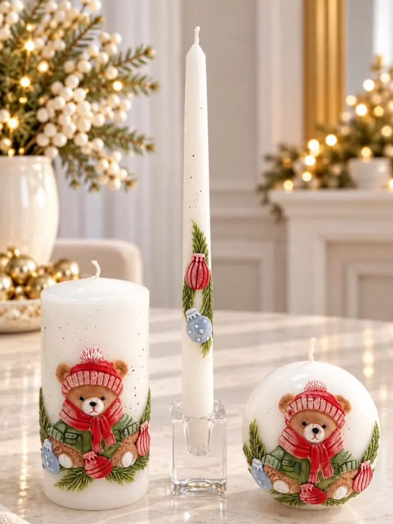 25 Creative Christmas Candles to Make Your Home Feel Festive