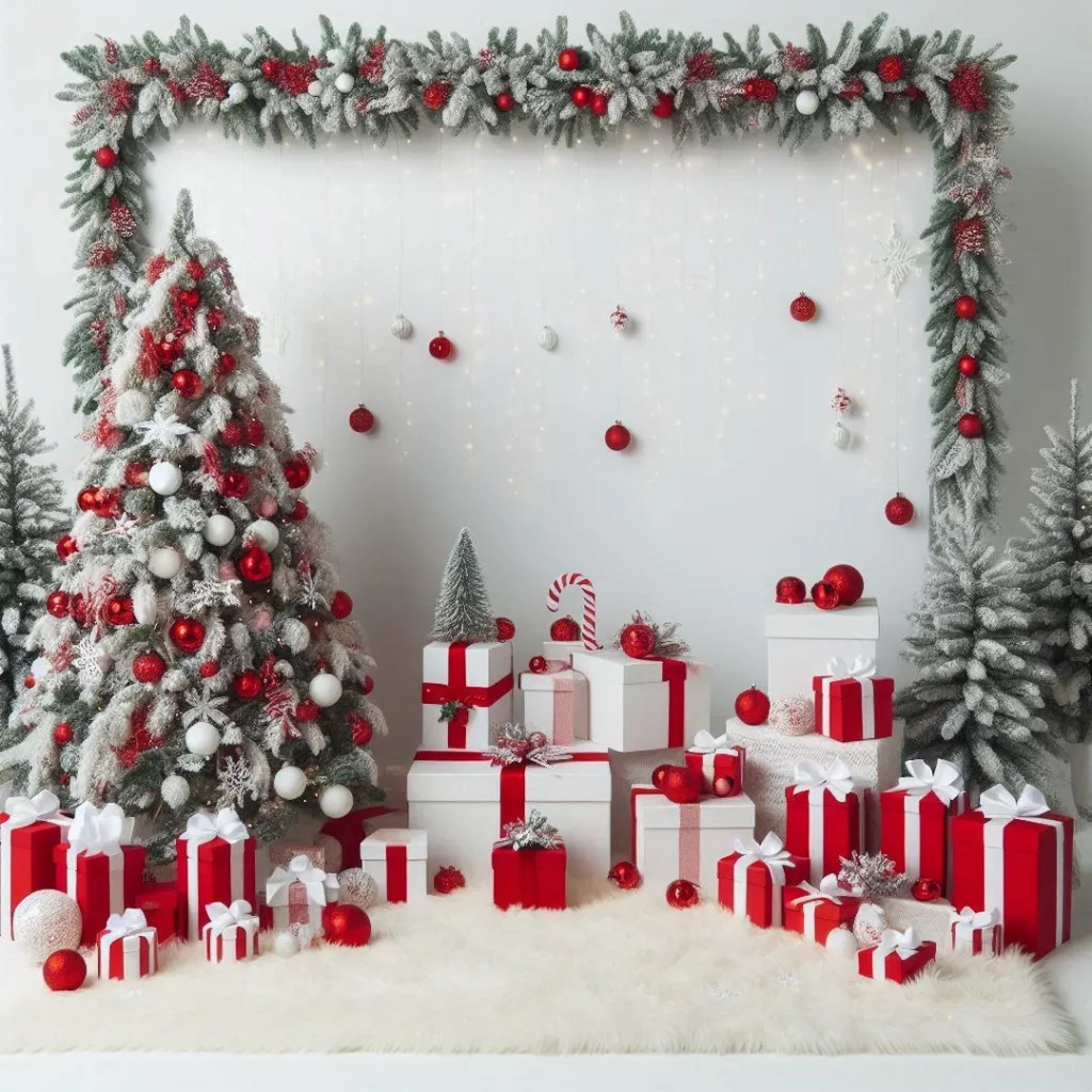 26 Beautiful Christmas Photo Backdrop Ideas for Magical Holiday Photos