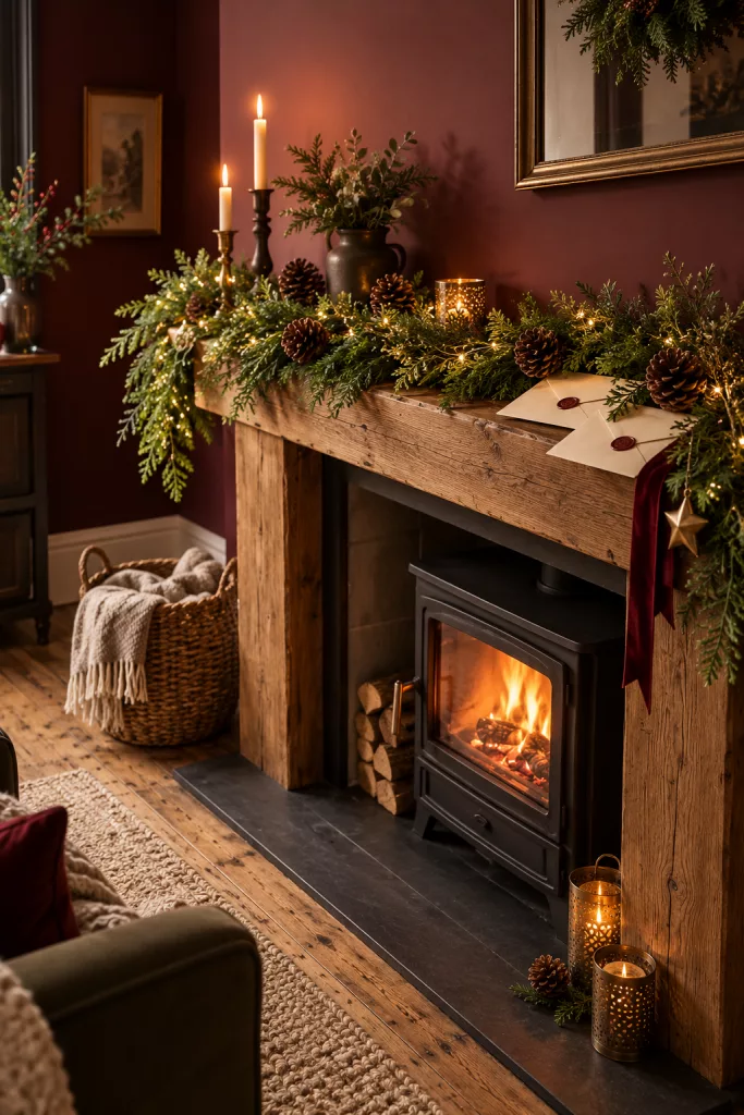 26 Beautiful Christmas Mantel Decorating Ideas for a Cozy Holiday Home