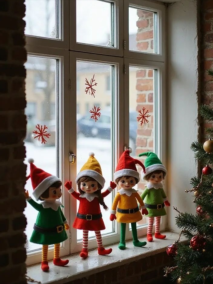 29 Enchanting Christmas Window Decor Ideas for a Festive Home