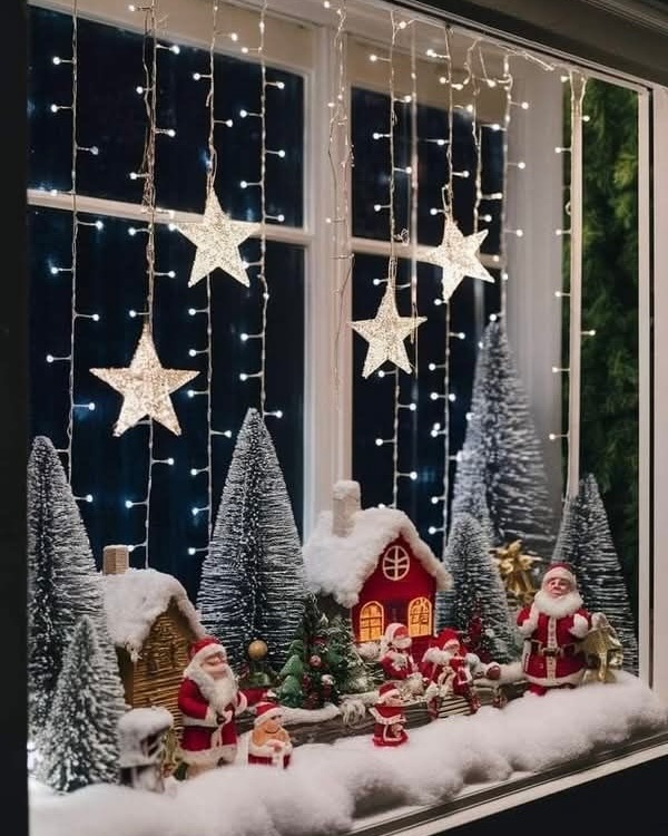 29 Enchanting Christmas Window Decor Ideas for a Festive Home