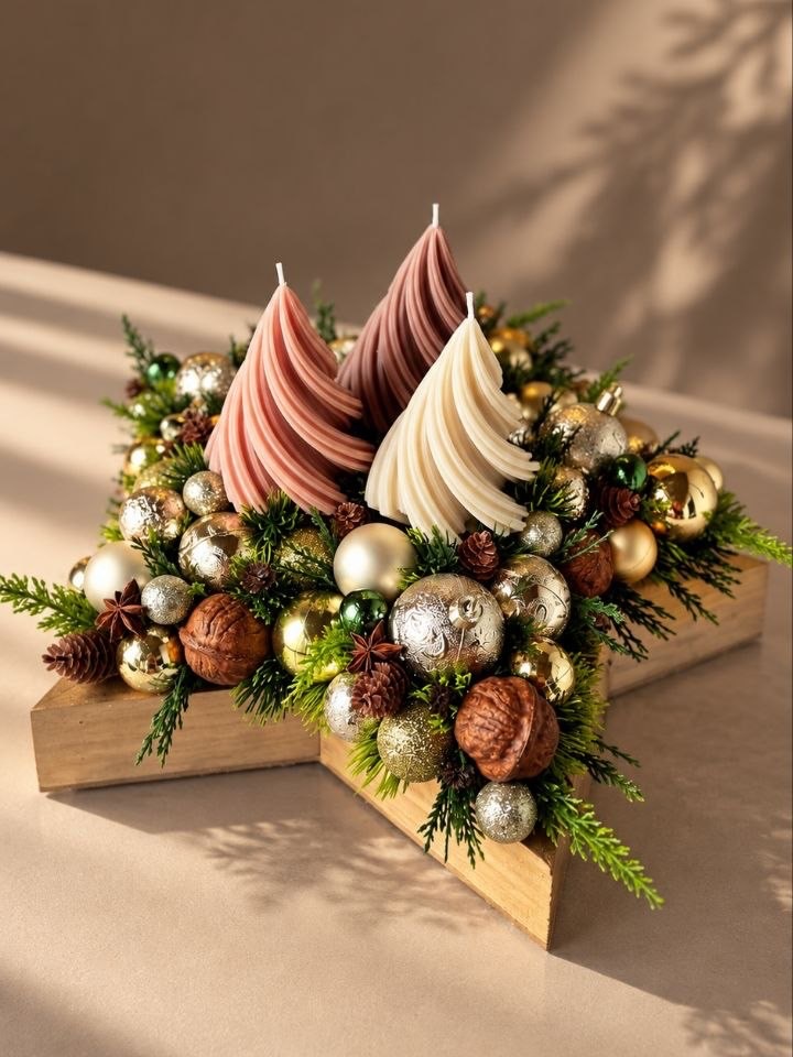 25 Creative Christmas Candles to Make Your Home Feel Festive
