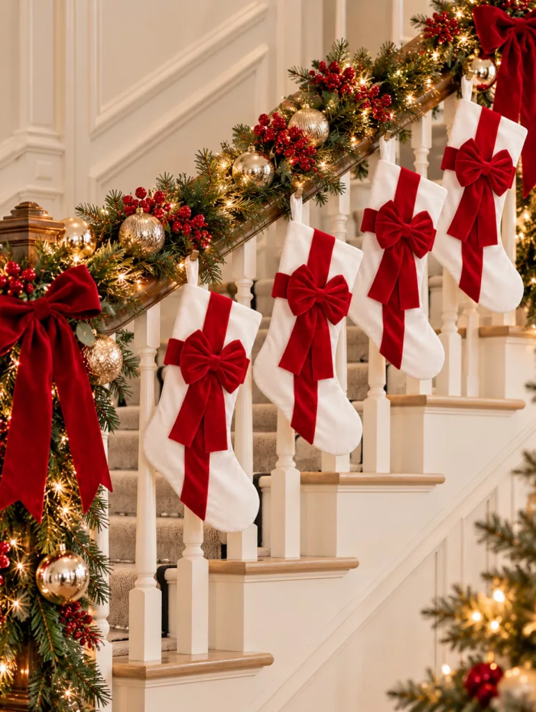28 Christmas Bow Decorating Ideas for an Elegant and Festive Home