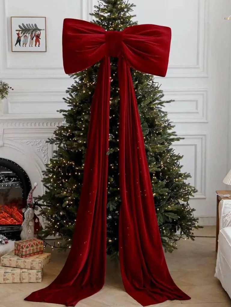 28 Christmas Bow Decorating Ideas for an Elegant and Festive Home