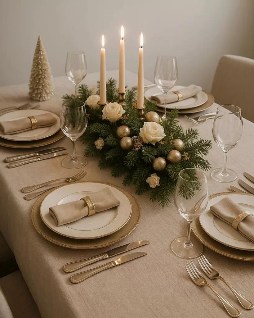 30 Christmas Table Decor Ideas for a Beautiful Holiday Dinner