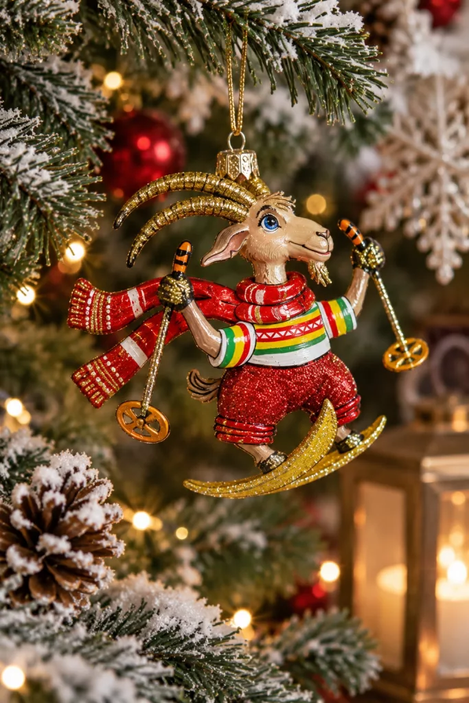 27 Creative Christmas Goat Decor Ideas for a Unique Tree