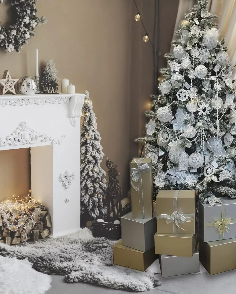 27 Beautiful White Christmas Decorating Ideas for a Cozy and Timeless Holiday Look