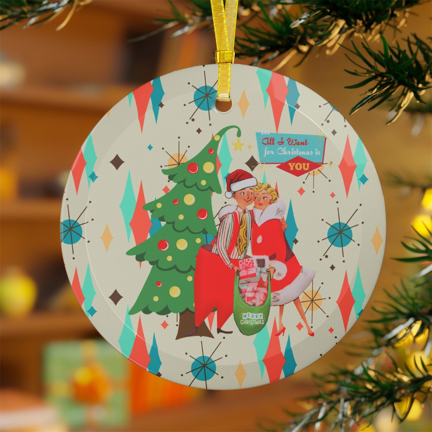 Vintage Christmas Glass Ornaments | Mid Century Modern Gal