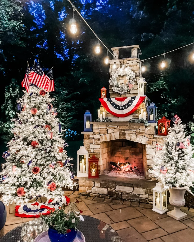 29 Charming Red, White, and Blue Holiday Decorating Ideas for a Festive Home