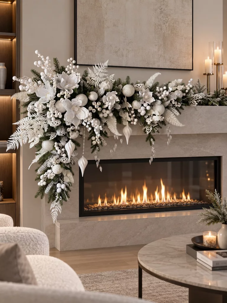 27 Beautiful White Christmas Decorating Ideas for a Cozy and Timeless Holiday Look