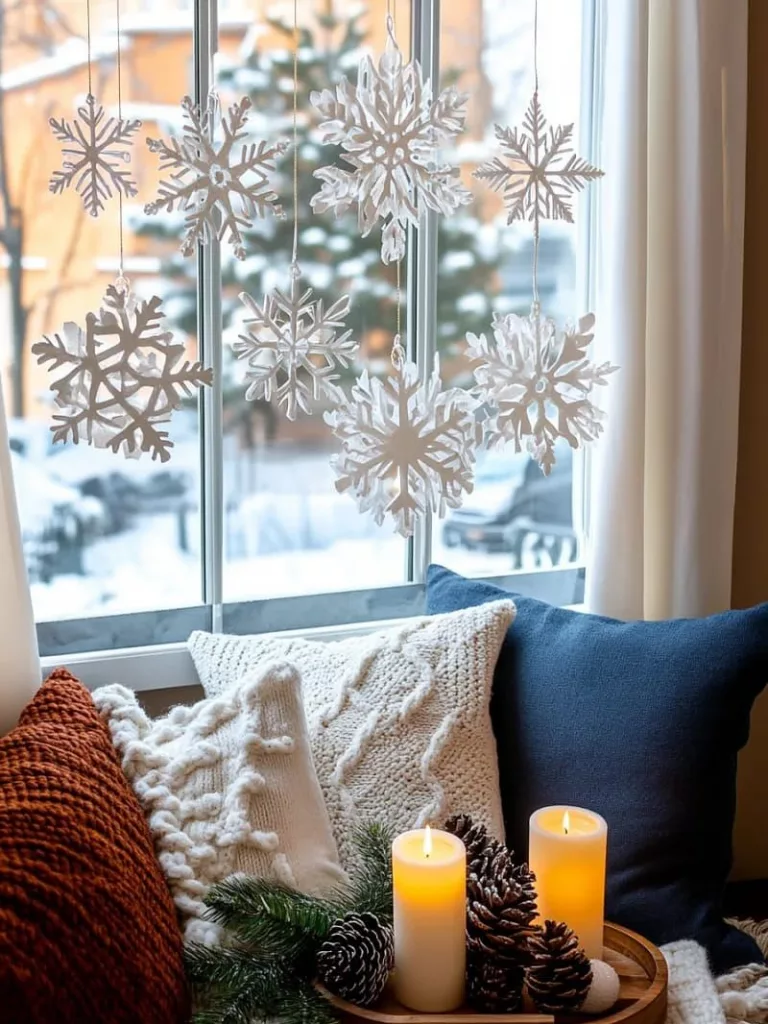 32 Christmas Snowflake Decor Ideas to Make Your Home Feel Magical