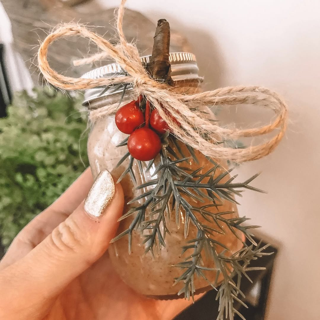 Handcrafted Cinnamon Stick and Pine Jar Decor — Christmas Crafts for Adults