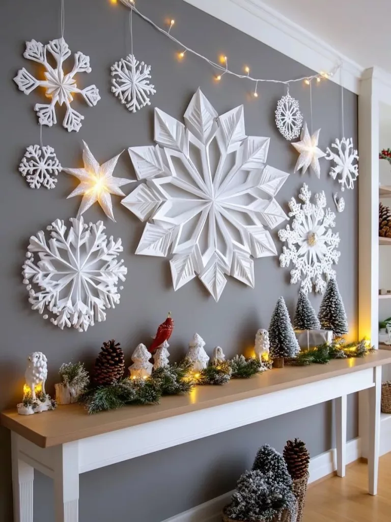 32 Christmas Snowflake Decor Ideas to Make Your Home Feel Magical