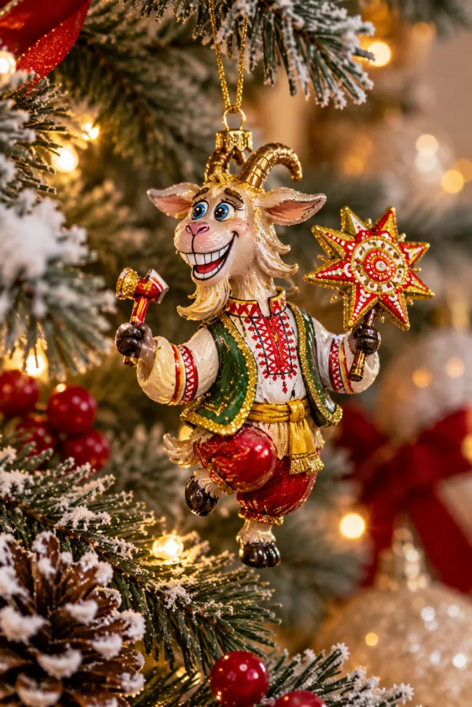27 Creative Christmas Goat Decor Ideas for a Unique Tree